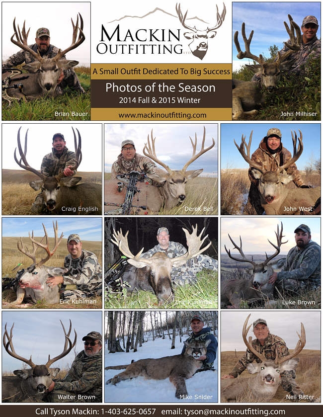 2014 Fall & 2015 Winter Hunt Report