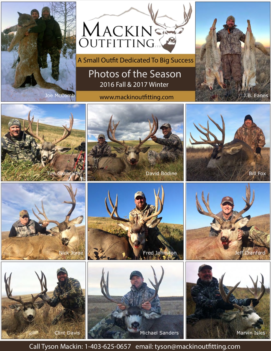 2016 Fall & 2017 Winter Hunt Report